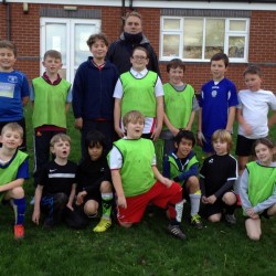 Football club at Heather School with David Hunt Soccer School