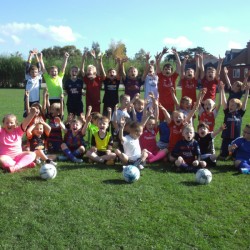 Football club at Snarestone School with David Hunt Soccer School
